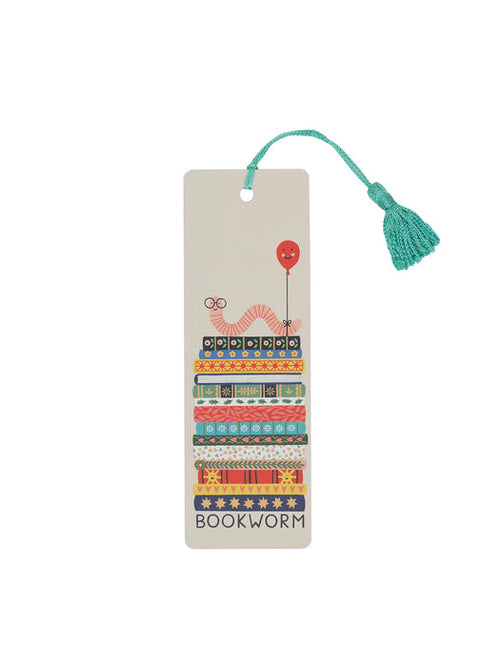 Artistic Bookworm Tassel Bookmark