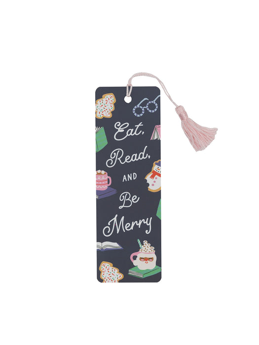 Eat, Read & Be Merry Festive Tassel Bookmark