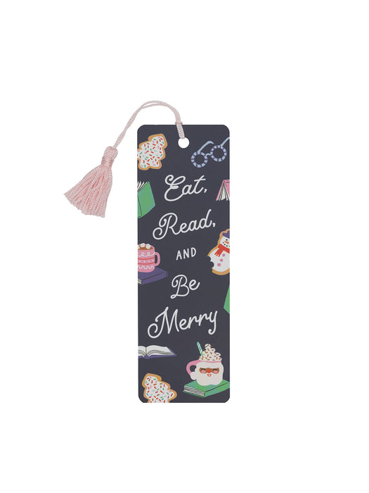 Eat, Read & Be Merry Festive Tassel Bookmark