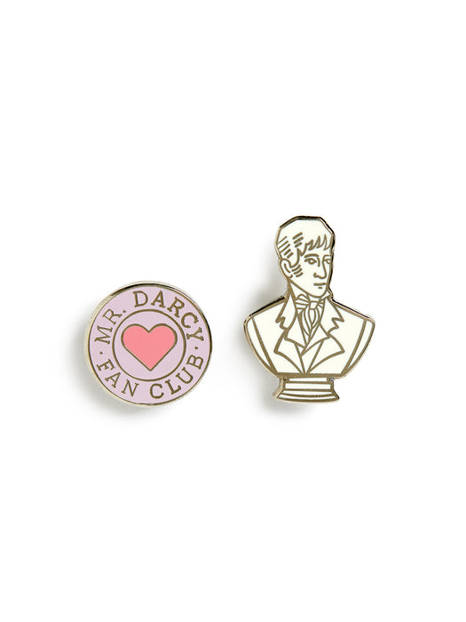 Pride & Prejudice: Mr. Darcy Fan Club Hard Enamel Pin Set